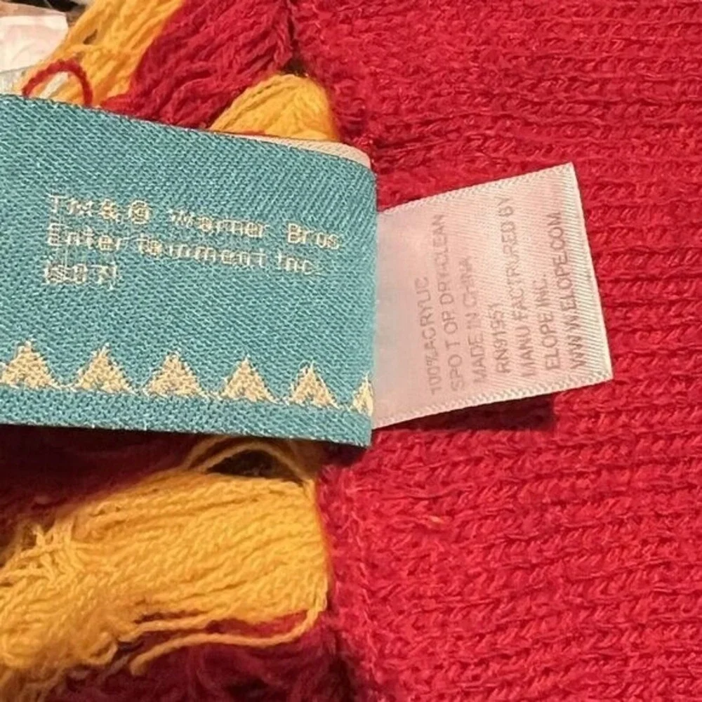 Harry Potter Scarf Hogwarts Yellow Red Striped Costume Draco‎ Fandom